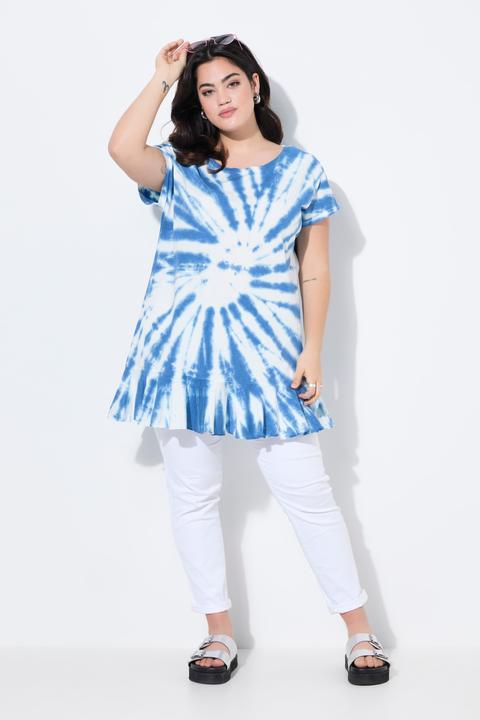 Produktbild Angel of Style T-Shirt, oversized, Batik-Druck, Rundhalsausschnitt (44)