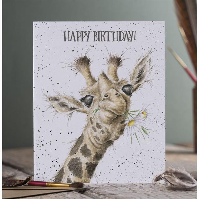 Actual product image Wrendale Design Karte Birthday Giraffe (1 pcs.)