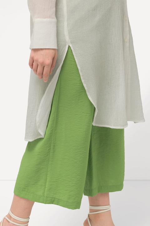 Produktbild Ulla Popken Longbluse, Struktur, A-Linie, Tunika-Ausschnitt, Langarm (62)
