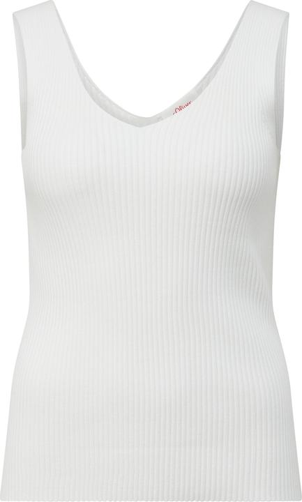 Immagine prodotto S.Oliver Strickpullunder Geripptes Stricktop aus Viskosemix im Slim Fit (46)