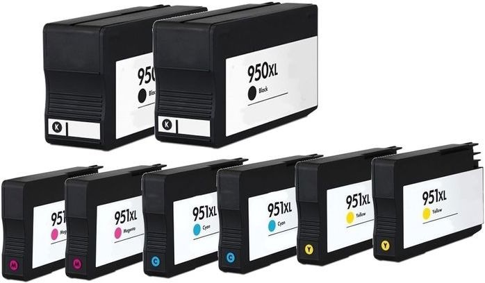 Produktbild Hermex Kompatible Tintenpatrone XL für HP OfficeJet Pro 8600 Plus e-All-in-One (M, BK, Y, C)