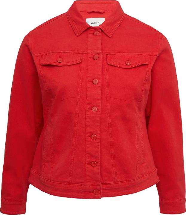 Image du produit S.Oliver Indoor-Jacke Elastische Jeansjacke mit seitlichen Eingrifftaschen (46)