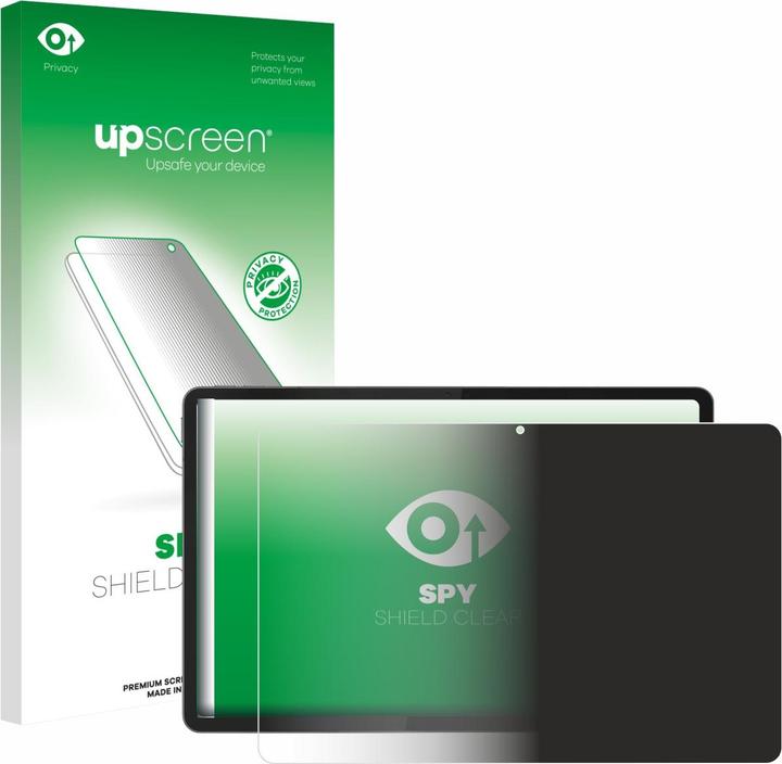 upscreen Sichtschutzfolie für Lenovo Idea Tab Plus 12.1" Anti-Spy Privacy Folie Blaulicht-Schutz (1 Stk., Lenovo Idea Tab)