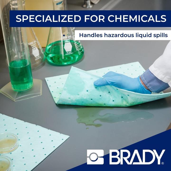 Actual product image Brady SKH-ADR-S, Small ADR emergency kit, chemicals, absorption capacity: 37 litres (1 set)