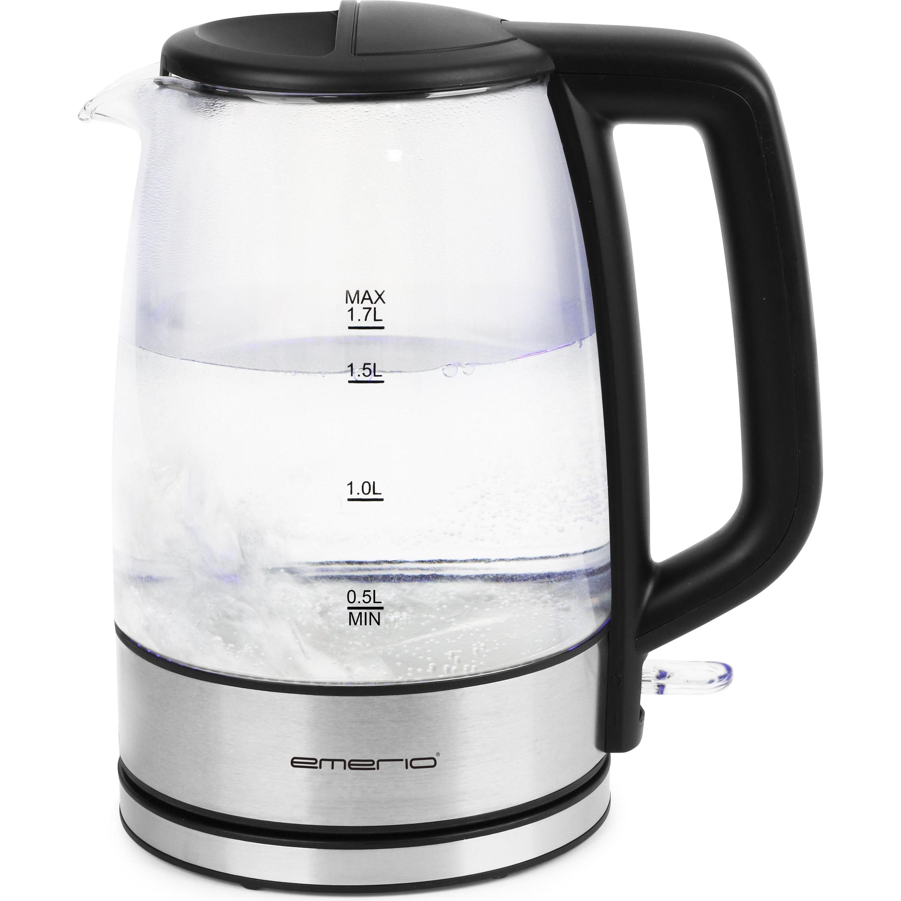 Thumbnail - Emerio WK-130126, Wasserkocher, Transparent, Schwarz