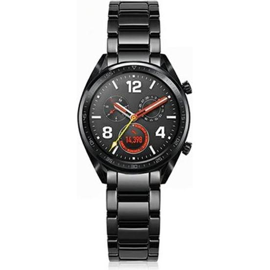 Beline pasek Watch 22mm Steel czarnyblack (22 mm, Stahl), Uhrenarmband, Schwarz