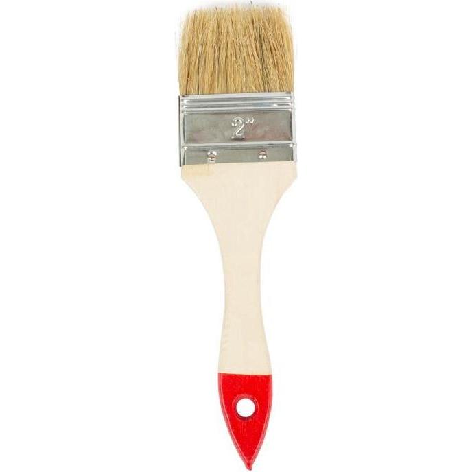 Okko, Pinsel, Plane Brush With Red End 2in