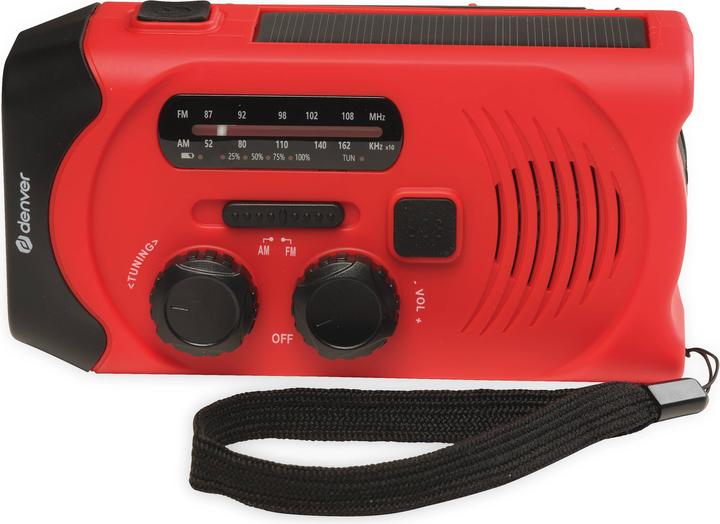 Actual product image Denver SCR-2000 Solar collector radio (AM, FM)
