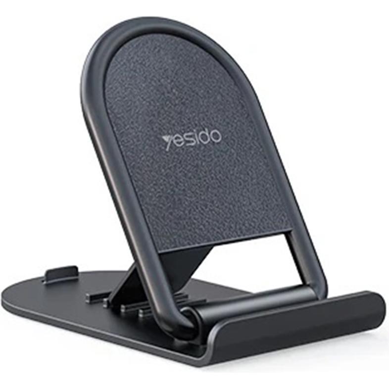 Yesido - Mini Holder (C141) - Angle Adjustable, Folding Design - Black, Supporto per smartphone, Nero