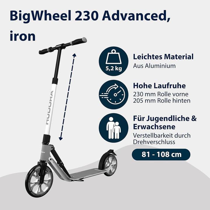 Produktbild Hudora BigWheel 230 Advanced