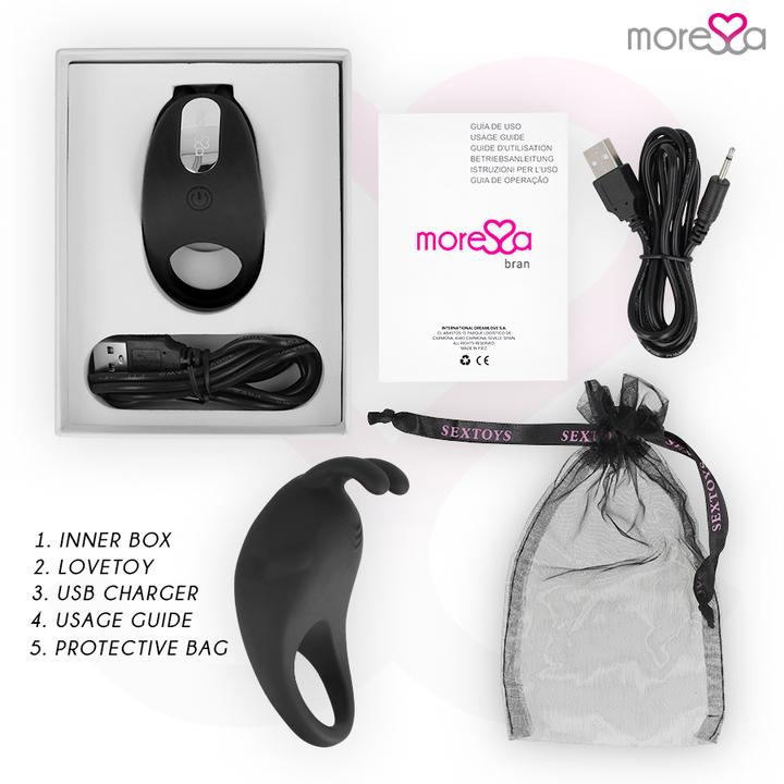 Produktbild Moressa Brad Premium Silicone Rechargeable Black