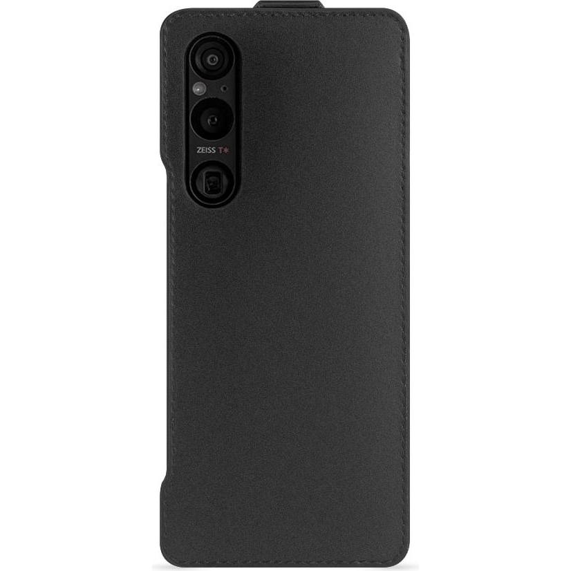 Thumbnail - Noreve Lederschutzhülle vertikal (Sony Xperia 1 V), Smartphone Hülle, Braun