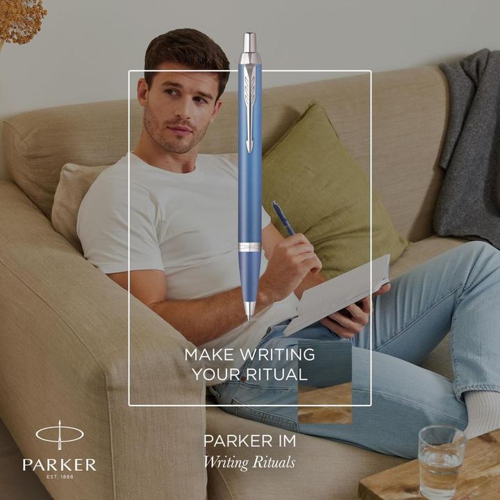 Actual product image Parker Pen IM Writing Rituals Blue GT Kugelschreiber (Blue, 1x)