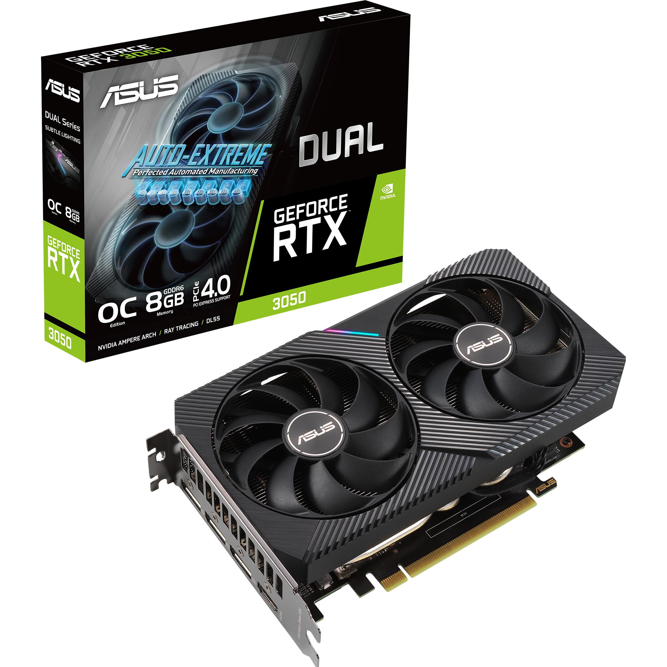 ASUS Dual GeForce RTX 3050 OC Edition (8 GB), Grafikkarte