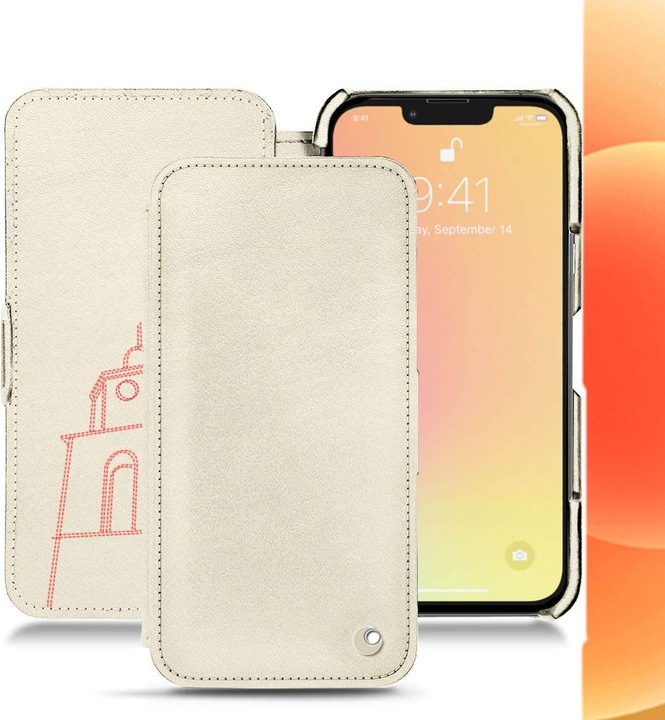Actual product image Noreve Leather case horizontal (Apple iPhone 13 mini)