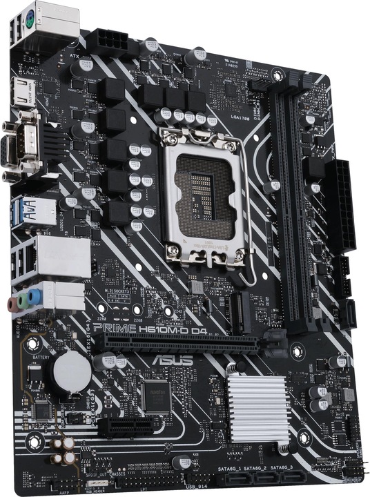 Image du produit ASUS PRIME H610M-D D4 (LGA 1700, Intel H610, mATX)