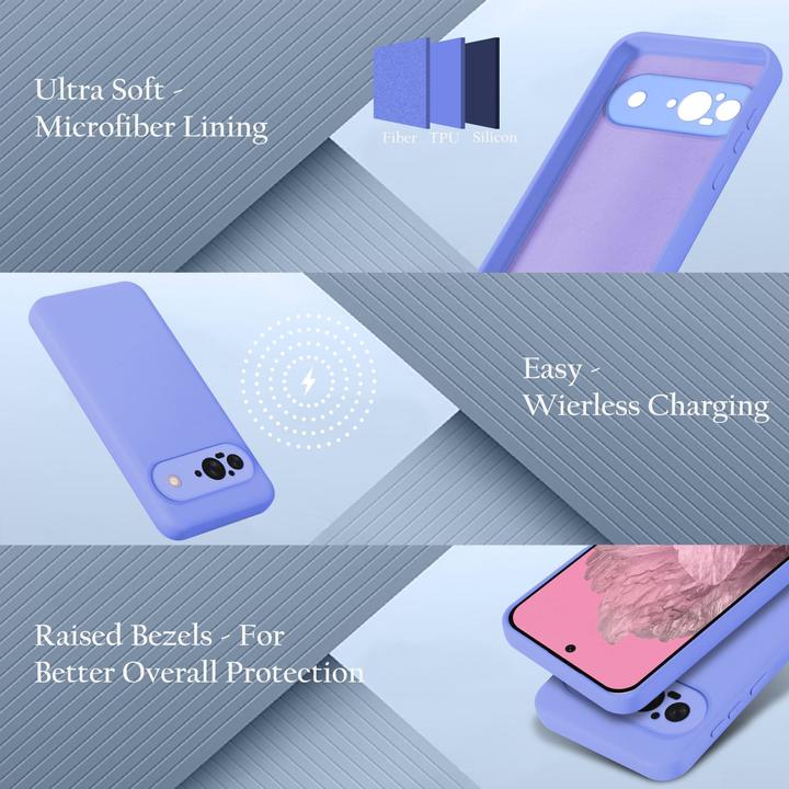 Image du produit Cadorabo Coque pour Google Pixel 9 TPU Liquid Silicone Case (Google Pixel 9)