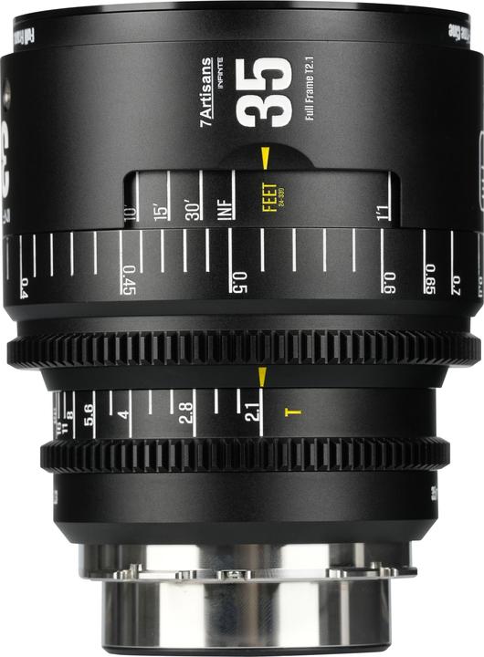 7artisans 35T21B-PL INF 35mm T2.1 INFINTE PL Mount (Black) (Arri PL, Vollformat)