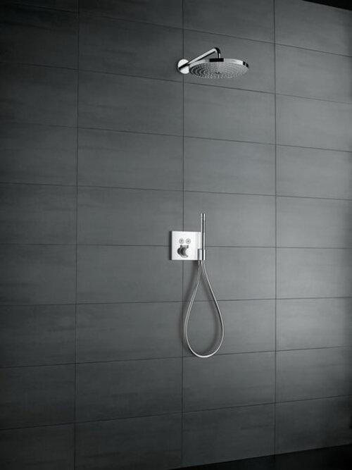 Immagine prodotto hansgrohe Soffione doccia Raindance Select S 300 2jet 27378400 30 cm incl. braccio doccia 39 cm (2 Tipi di raggi, 17 l/min)