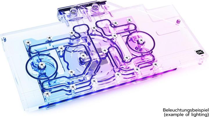 Productafbeelding Alphacool IJsblok Aurora GPX-A Radeon RX 6800 Nitro+ met achterplaat - Acryl + Nikkel