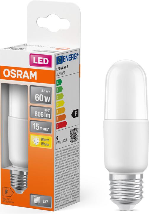 Actual product image Osram Star Stick (E27, 60 W, 806 lm, 1 x, F)