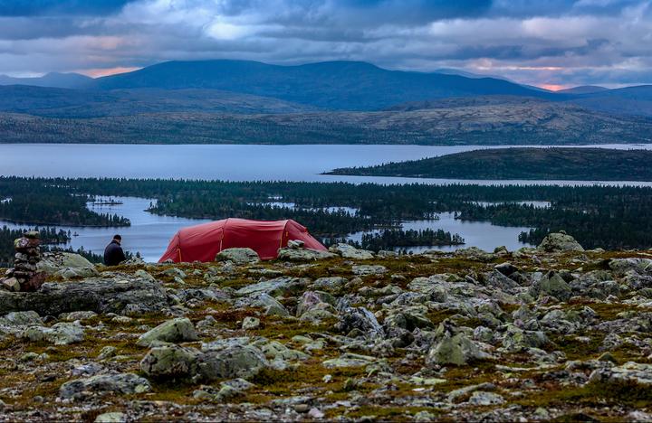 Actual product image Nordisk Oppland 3 Light Weight Tent (Tunnel tent, 1.98 kg, 3 persons)