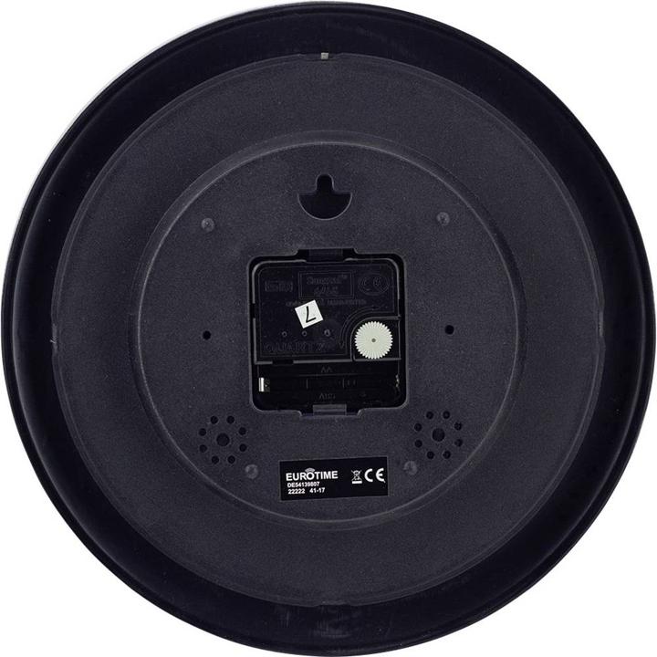 Actual product image EuroTime Quartz wall clock 22221 25 cm Black (25 cm)