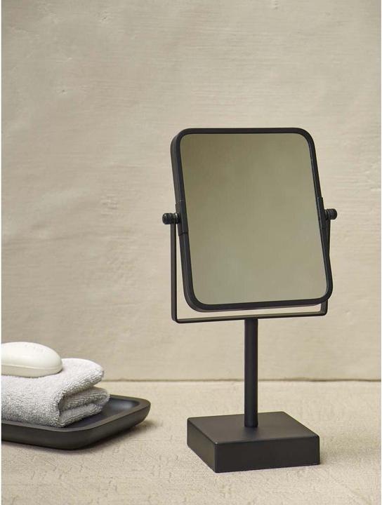 Image du produit Aquanova Kosmetikspiegel Dax Schwarz matt, Vergrösserung: 3 ×