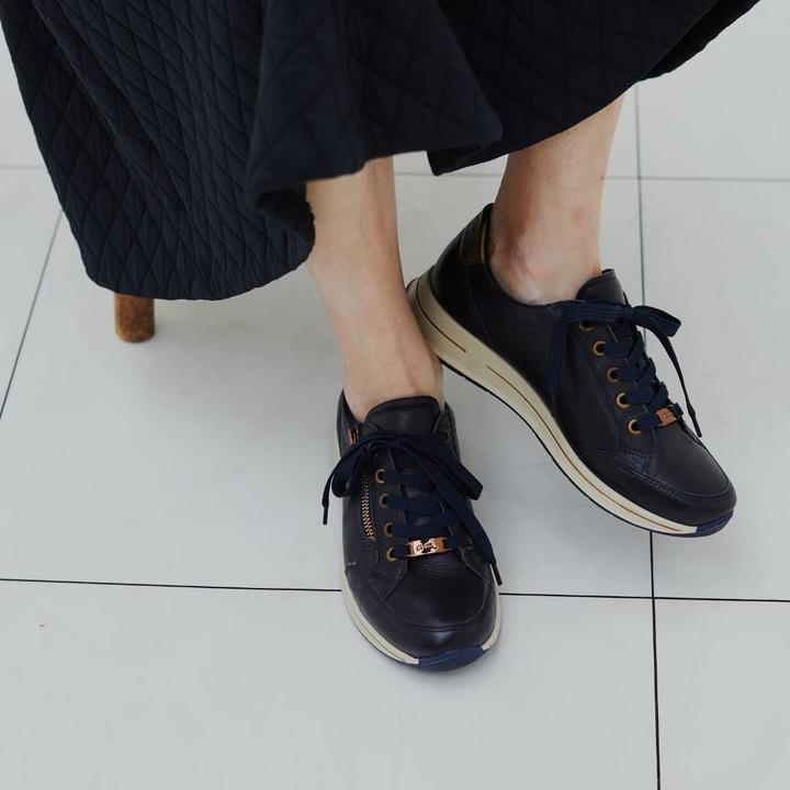 Immagine prodotto Ara Scarpe da donna con lacci Blue (40)