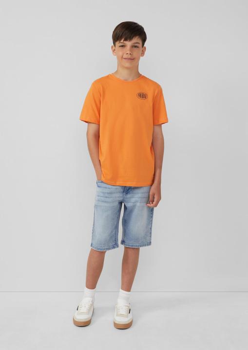 Actual product image S.Oliver T-Shirt Baumwoll-T-Shirt mit Front- und Rückenprint (134, 140)