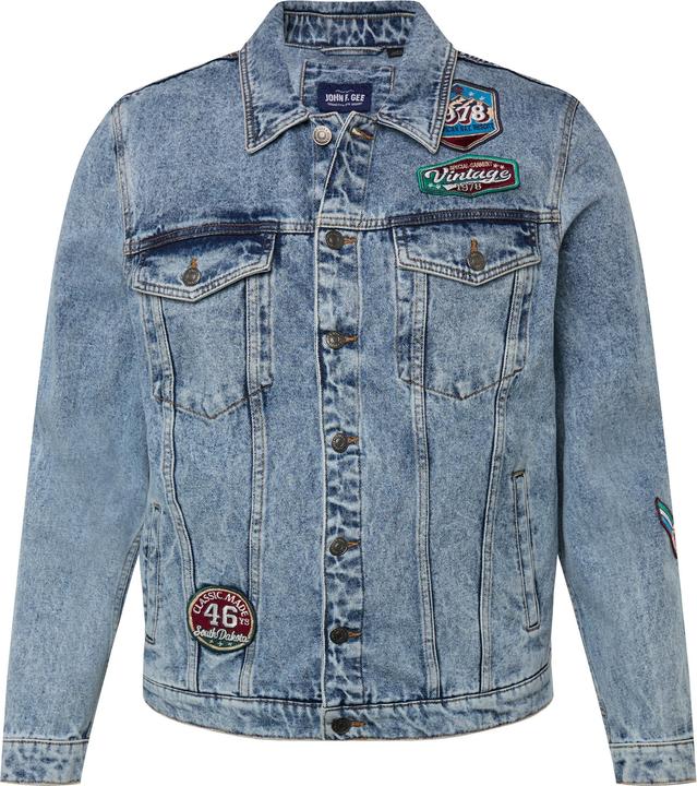 Produktbild John F. Gee Jeansjacke, Cordkragen, 4 Taschen (6XL)