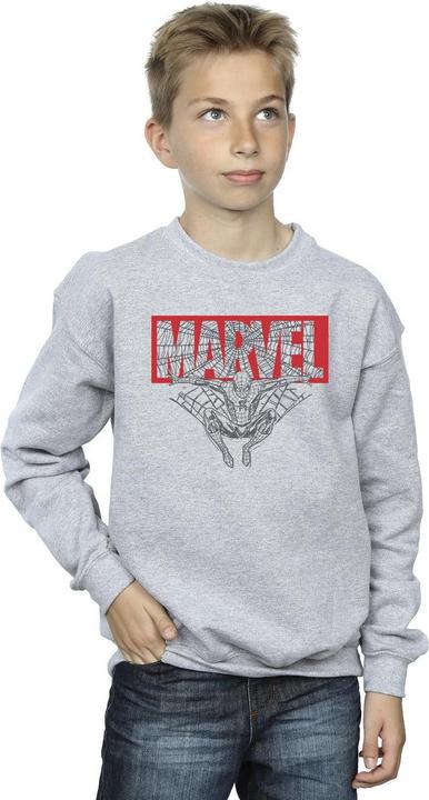 Produktbild Spider Man Logo Red Sweatshirt Jungen (140, 146)