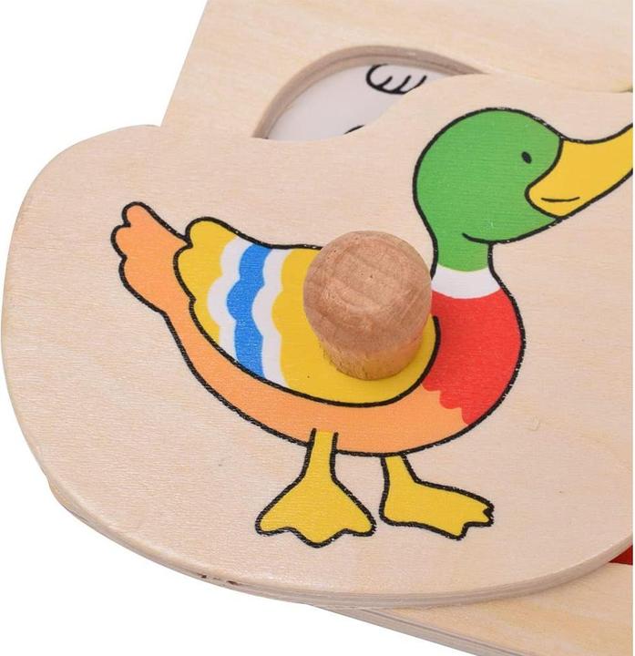 Produktbild Goki Was gehört zu wem? (9 Teile)