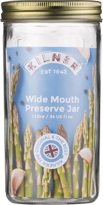 Produktbild Kilner Wide Mouth Preserve Jar (1 Stk., 1 l)