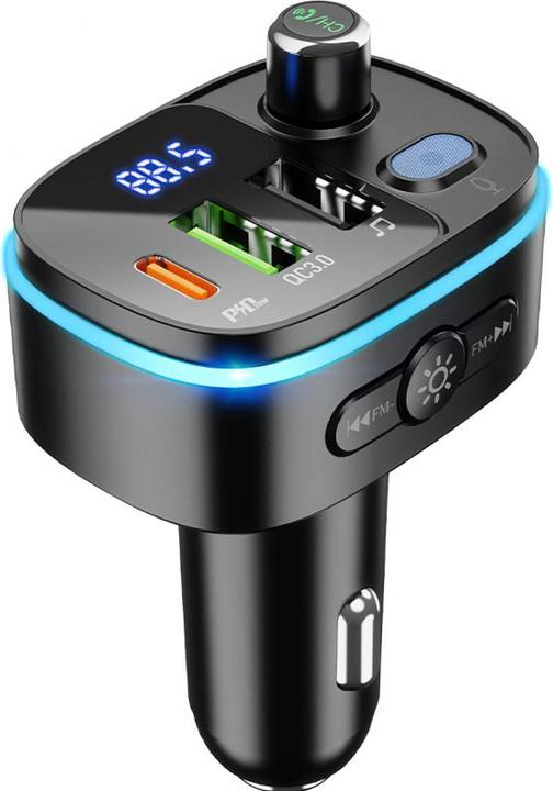Hoco BT FM Transmitter and Car Charger E62 Fast, Black