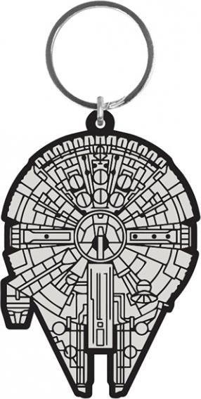 Immagine prodotto Pyramid Portachiavi in gomma Star Wars Millennium Falcon 6 cm