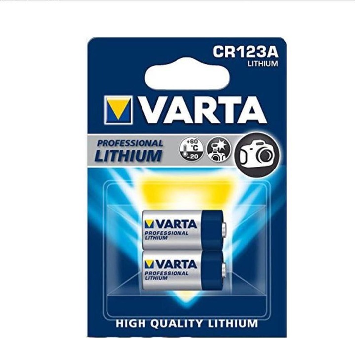 Actual product image Varta Photo Lithium (2 pcs., CR123A, 1430 mAh)