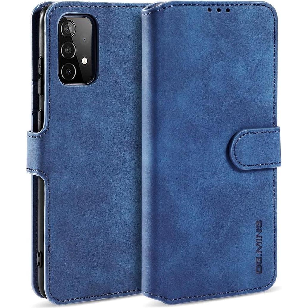 König Design Hülle Handy Schutz für Samsung Galaxy A52 4G 5G A52s Case Cover Tasche Blau Neu (Samsung Galaxy A52, Samsun...