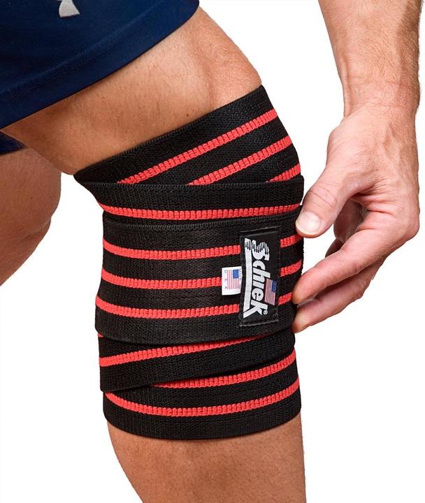 Actual product image Schiek Knee Wraps Model 1178B BLACK (One size)