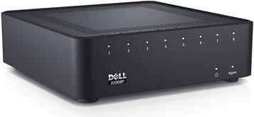 Produktbild Dell Networking X1008P 8 Port Smart Switch (8 Ports)