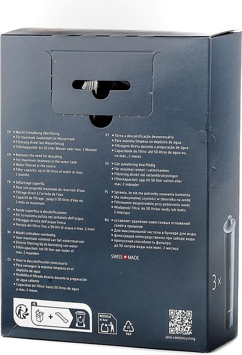 Actual product image Jura Claris Smart+ filter cartridge (3 x)