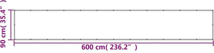 Produktbild vidaXL Balkon Sichtschutz