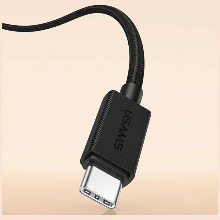 Immagine prodotto Usams Cable U92 30W USB-C to Lightning 1.2m black (1.20 m, 30 W)