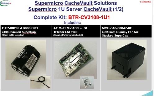 Actual product image Supermicro CacheVault Kit LSI 3108