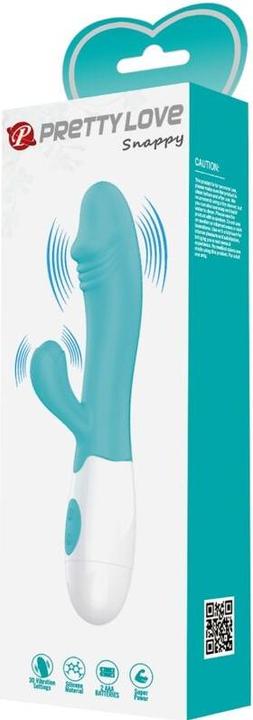 Actual product image Pretty Love Snappy G-Spot Vibrator Aqua Green