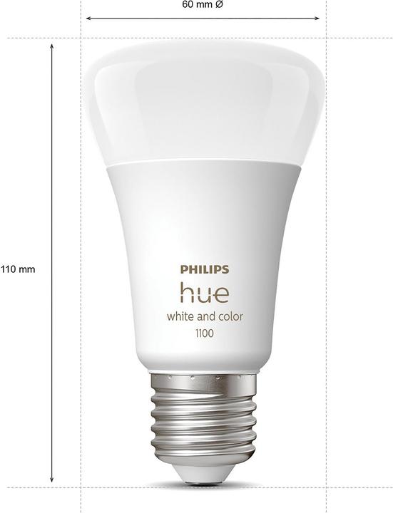 Produktbild Philips Hue Starter Kit (E27, 1100 lm, 2x)