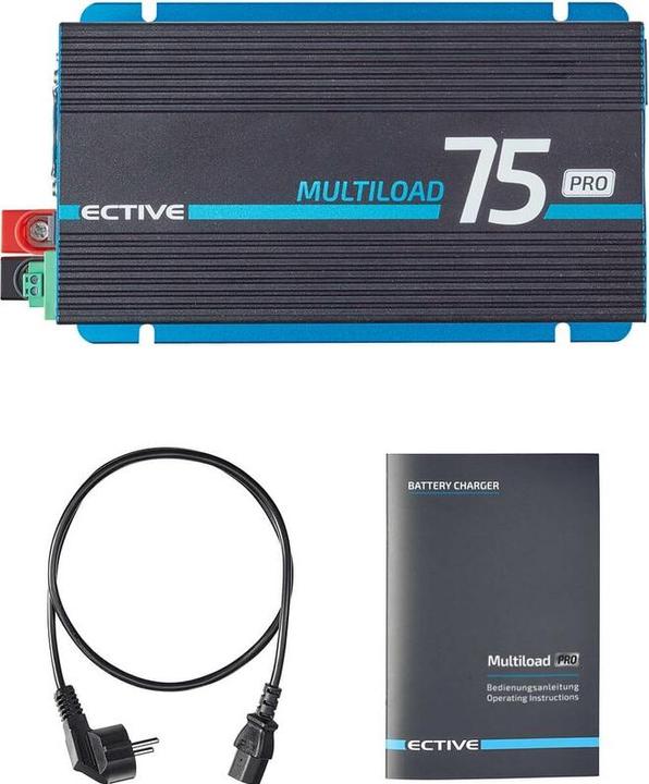 Produktbild Ective Multiload PRO 12V 75A und 24V 37A Batterieladegerät für Gel AGM LiFePO4 (12V, 24V, 75 A)