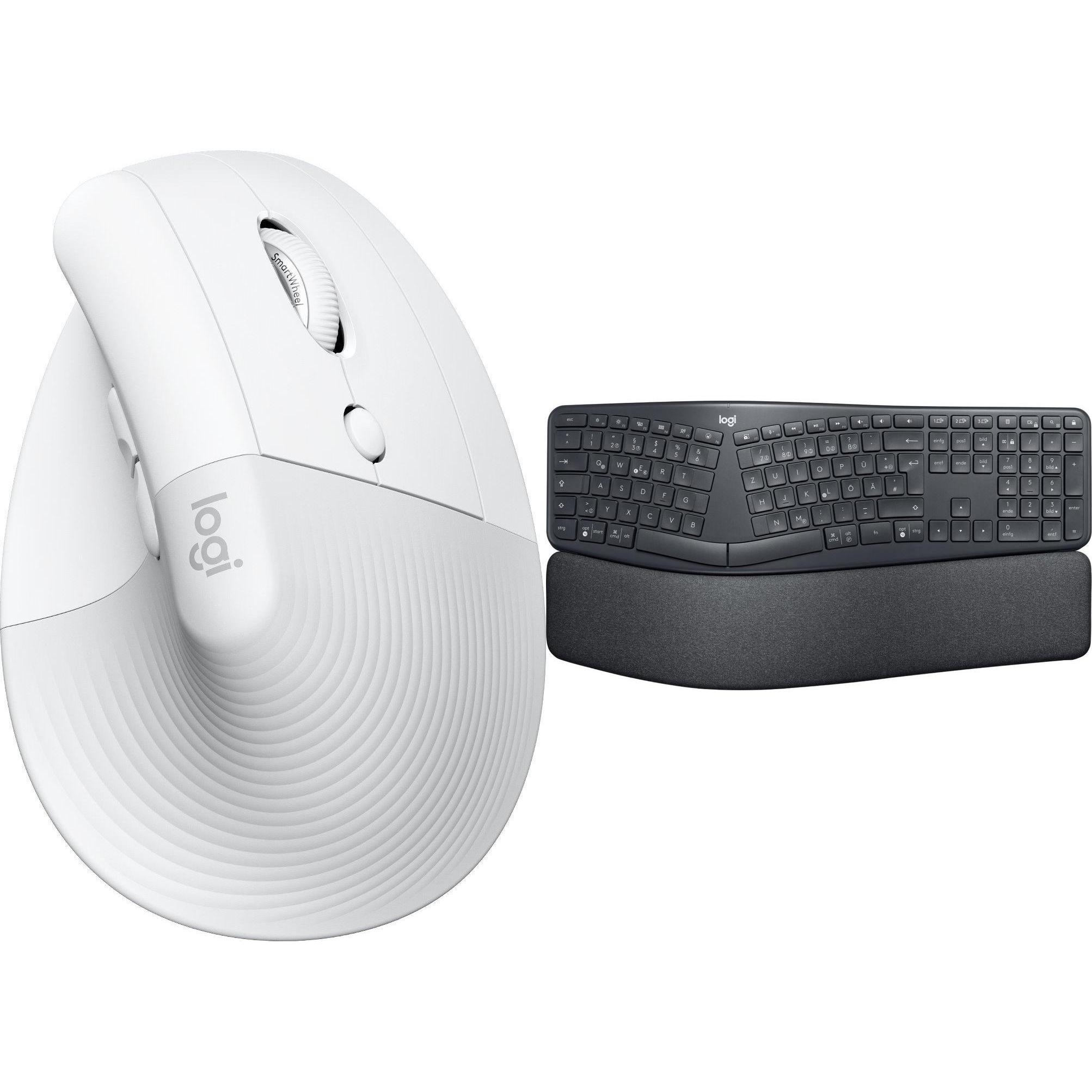 Morele Mysz Logitech Lift per Mac (910-006477) + Ergo K860 (920-010108), Mouse