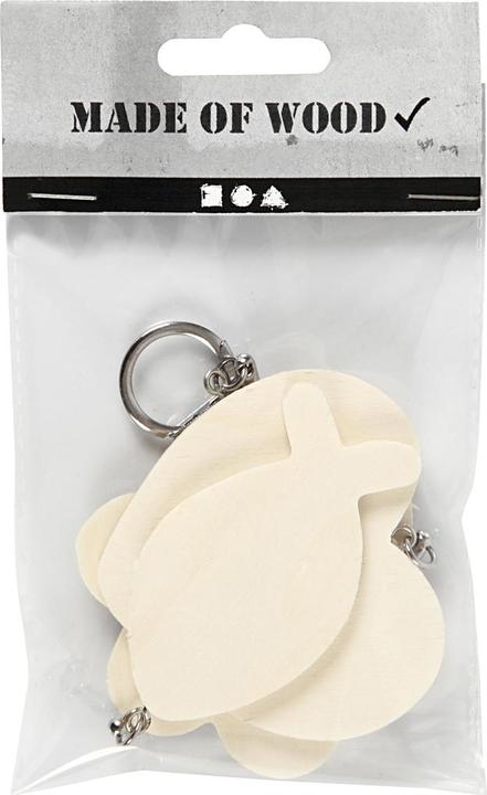 Immagine prodotto Creativ Company Versier je Houten Sleutelhanger, 3st.