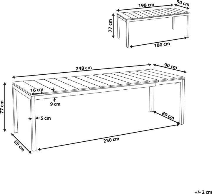 Produktbild Beliani Tofane